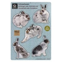 Winterschmuck - Schneehase