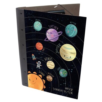 Klemmmappe - Sonnensystem