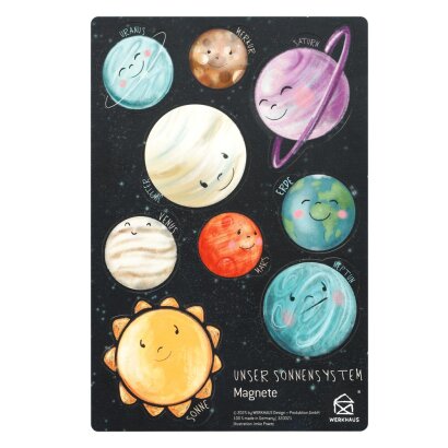 Magnetkarte - Sonnensystem