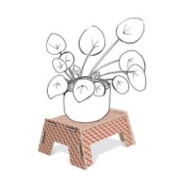 Hopper Fußhocker rosa