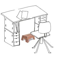 Hopper Fußhocker rosa