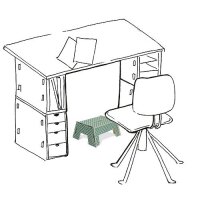 Hopper Fu&szlig;hocker t&uuml;rkis