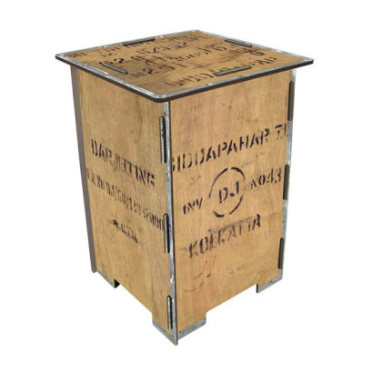 Photohocker Teekiste