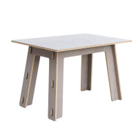 Holztisch Fichte Graubeige | Terrassentisch