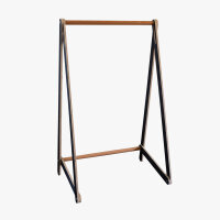 Kleiderständer | Garderobe zum Klappen - schwarz