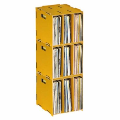 3er-Set - Medienbox LP (stapelbar)