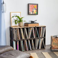 3er-Set - Medienbox LP (stapelbar)