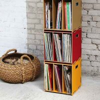 3er-Set - Medienbox LP (stapelbar)