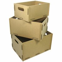 3er-Set - Spielzeugkiste - Klein/Mittel/Groß