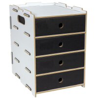 Archivbox 4er | Schubladenbox