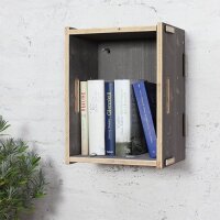 5er-Set - WERKBOX BÜCHER Fichte Grau