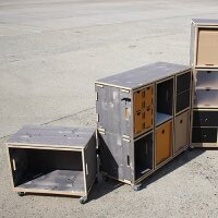 2er-Set Scharniere, schwarz