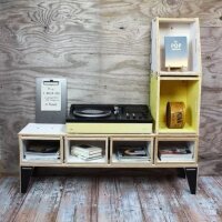 M&ouml;belf&uuml;&szlig;e schwarz 20 cm | 40 cm