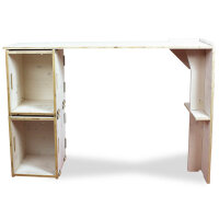 WERKBOX [PRAK]TISCH Fichte Weiß