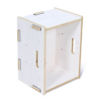 WERKBOX BÜCHER Fichte Weiß