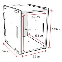 WERKBOX - Fichte Wei&szlig;