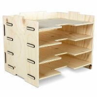 3er-Set Dokumentenablage Spruce